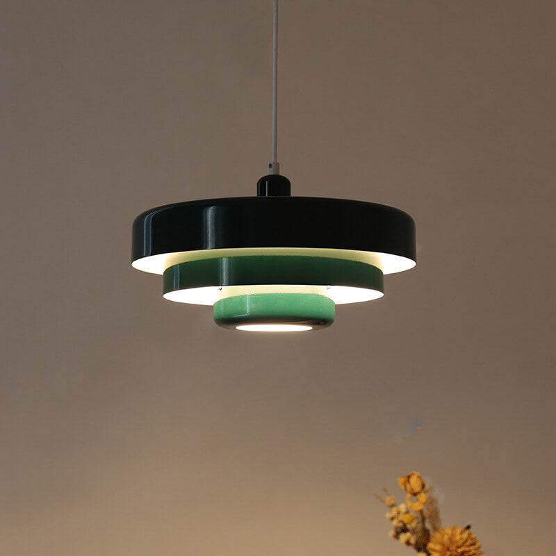 Nordic Vintage Multi Layered Pendant Lamp