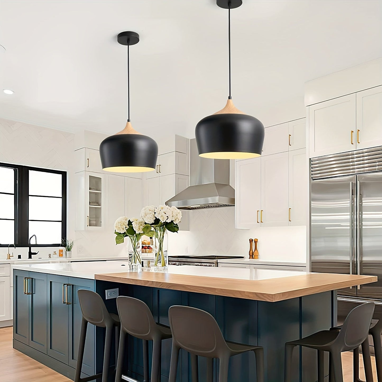 Modern Scandinavian Pendant Light Iron &