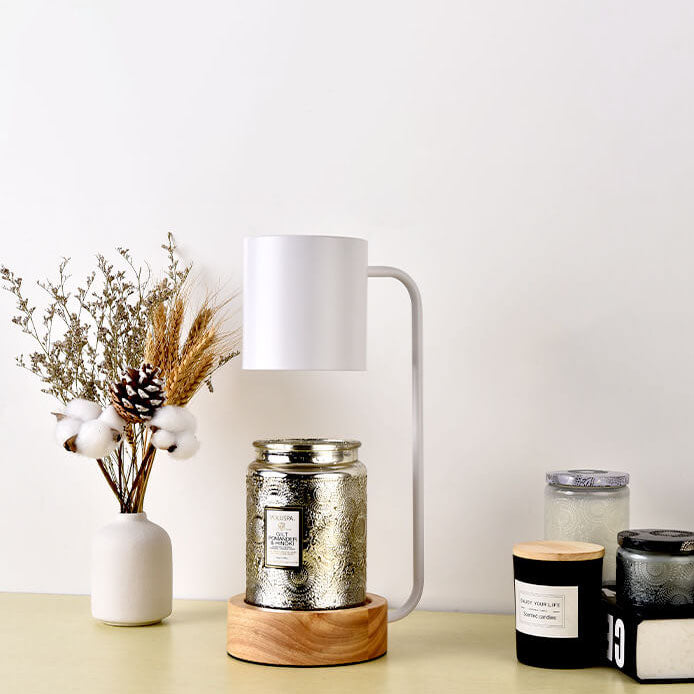 Japanese Minimalist Table Lamp Wood & Metal