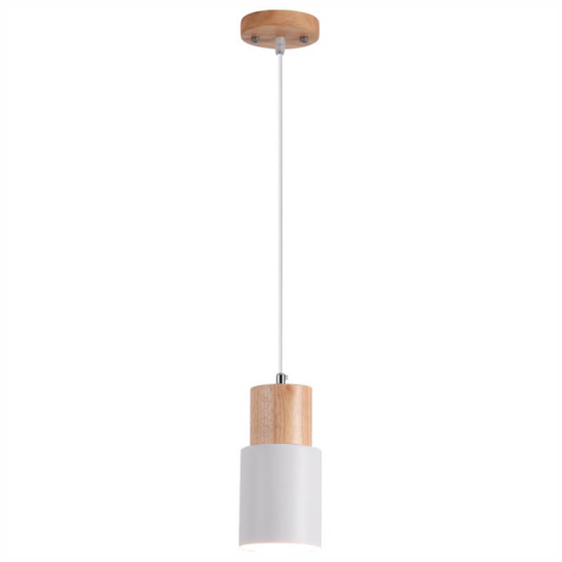 Nordic Macaron Cylinder Pendant Light Modern
