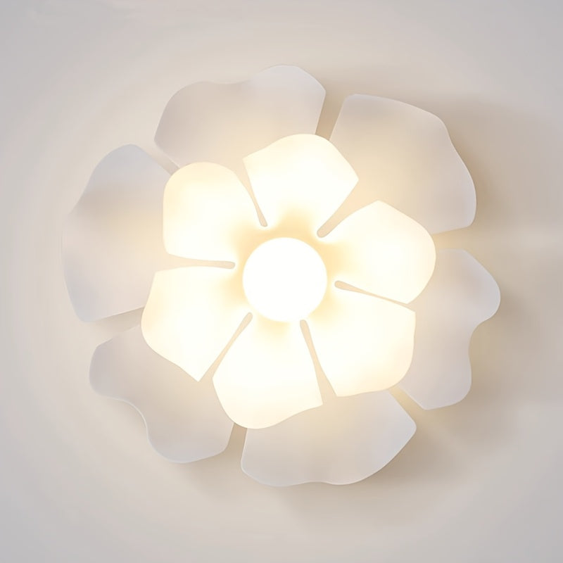 Rose Petal Ceiling Light Modern Semi Flush