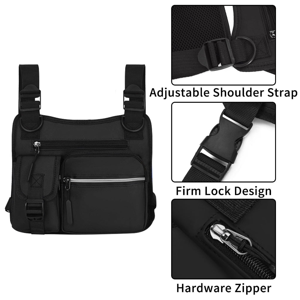 Pickleball Tactical Chest Bag Adjustable