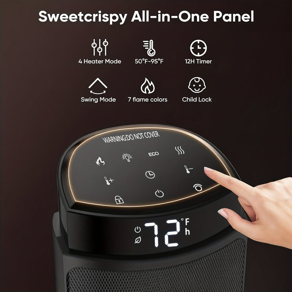 Space Heater Portable Electric Warm Air