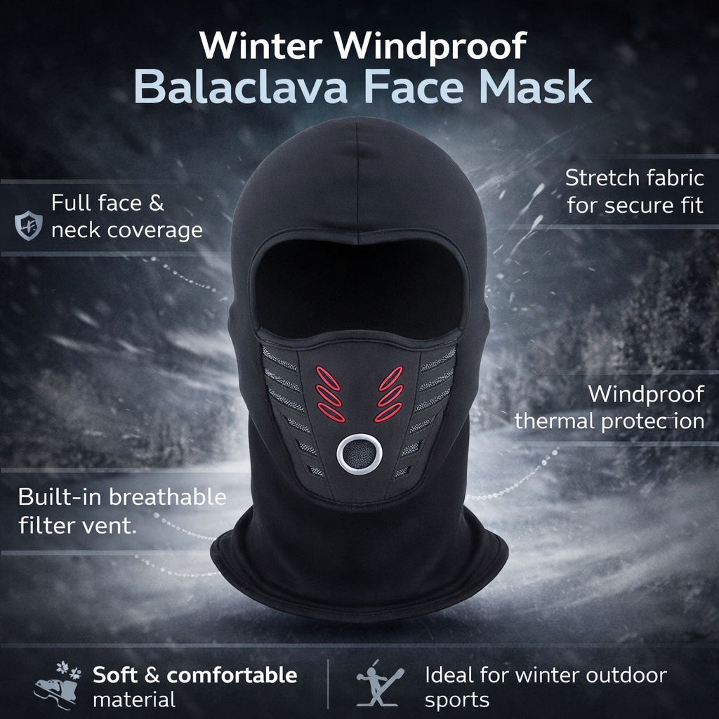 Face Mask Winter Windproof Thermal Full