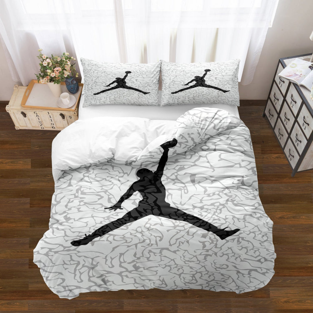 Bedding Set Basketball Print Duvet Cover
