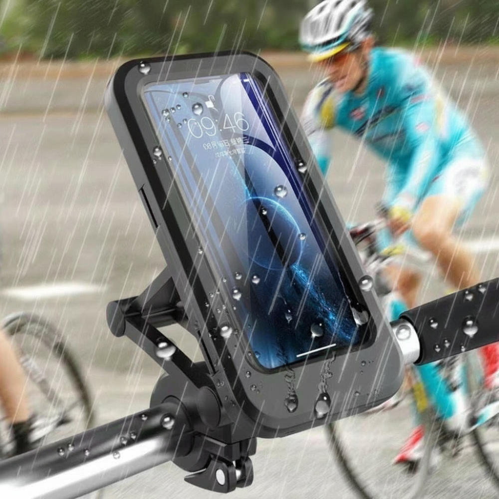 Bike Phone Mount Waterproof 360 Rotation