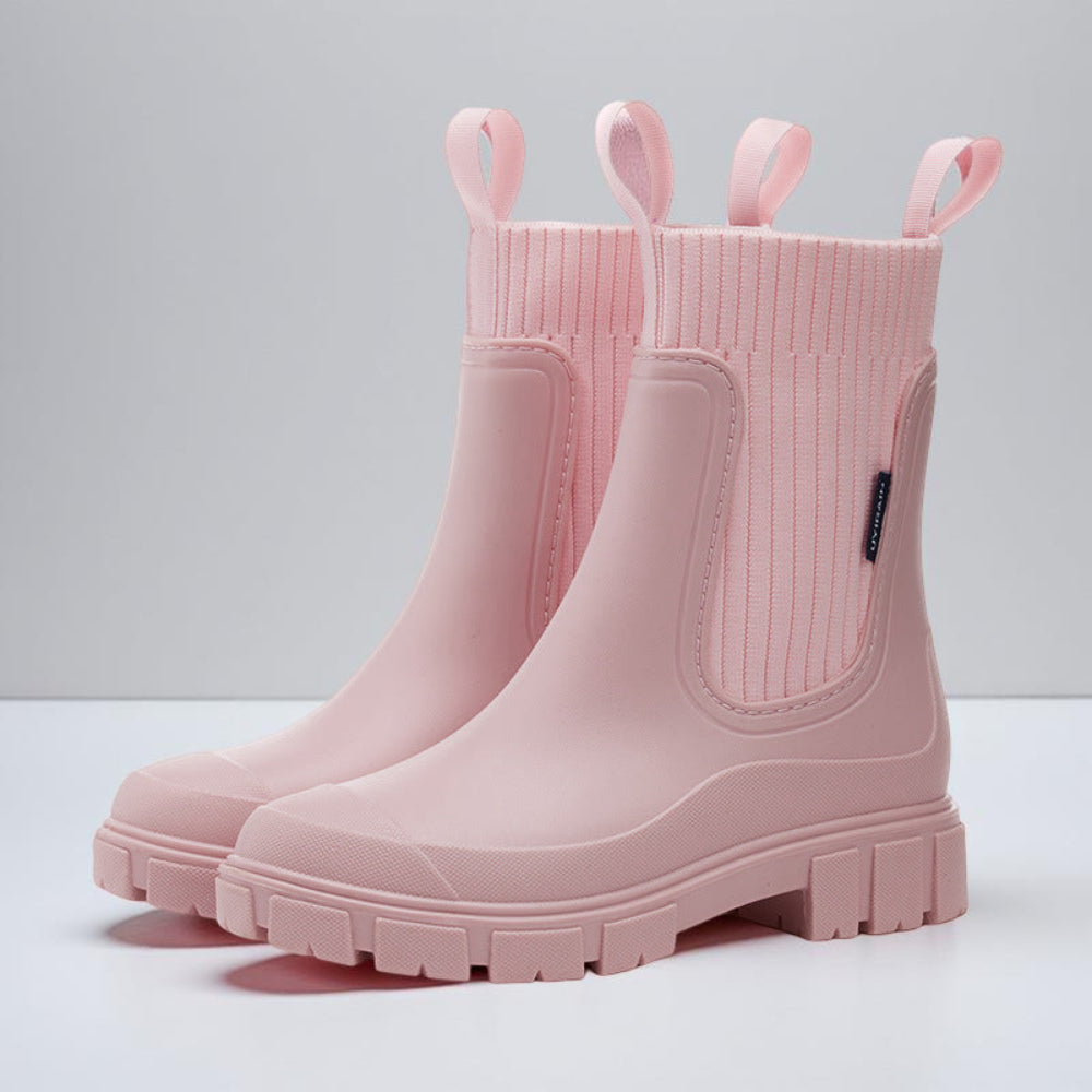 Women's Boots Ankle Chelsea Grip Sole