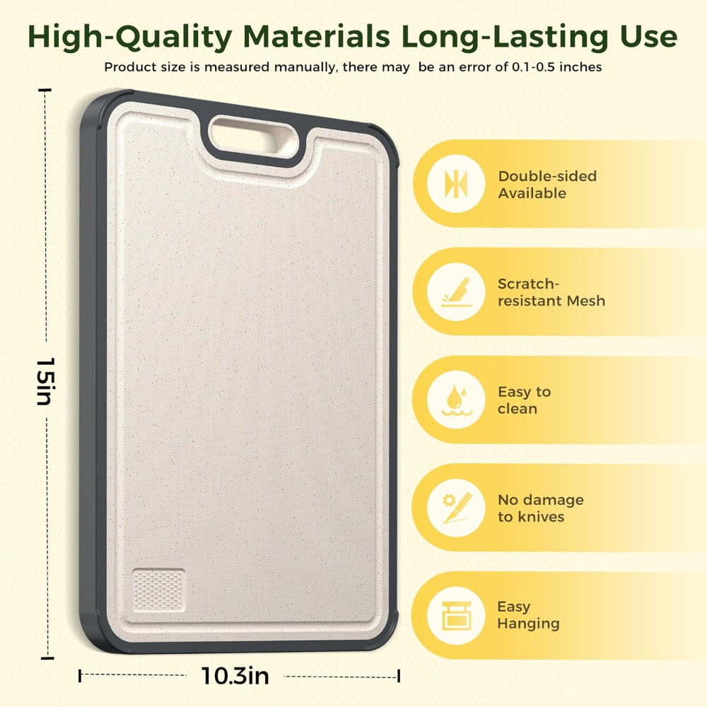 Cutting Board Double Sided Metal Kitchen