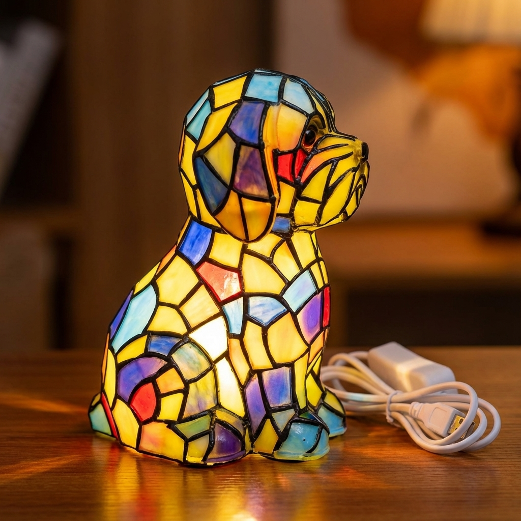 Table Lamp Modern Resin Figurine Ambient