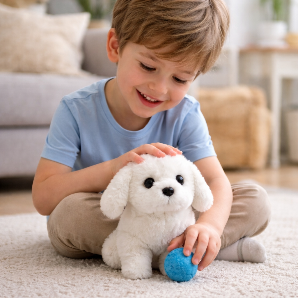 Plush Toy Interactive Puppy Realistic Moving