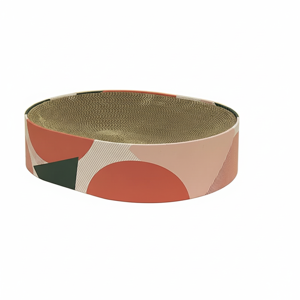 Cat Scratcher Round Cardboard Scratching Bed