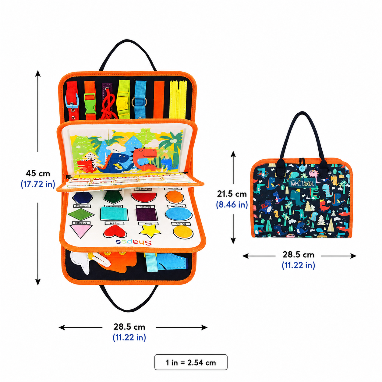 Educational Toys Montessori Busy Board
