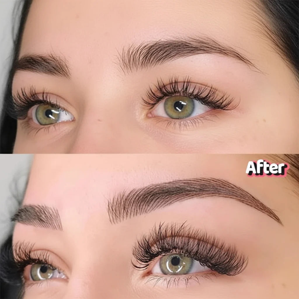 Eyebrow Stamp Brush 4D Hair Stroke Brow