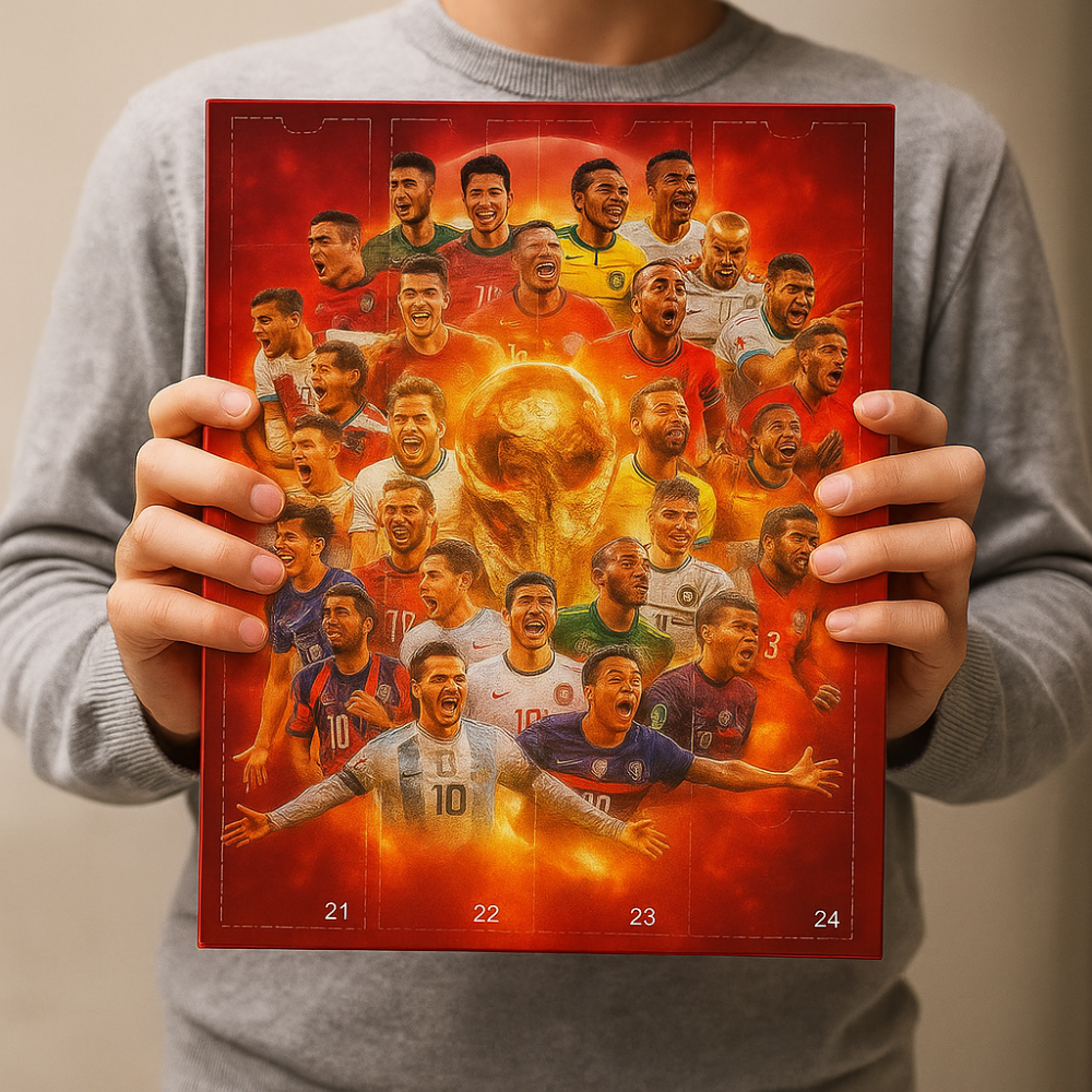 Toy Football Advent Calendar Figure