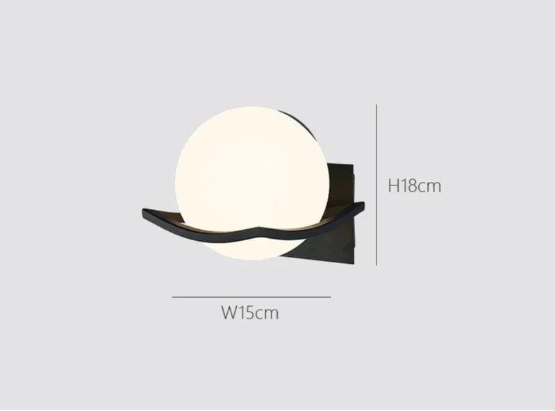 Makar Wall Light Modern European Glass Globe