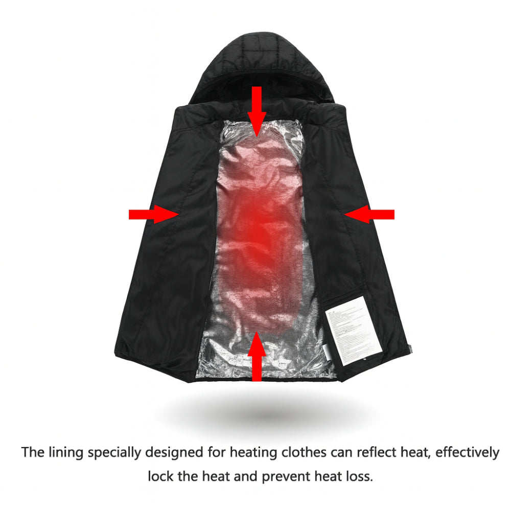 Heated Winter Gear Jacket Outdoor Warming