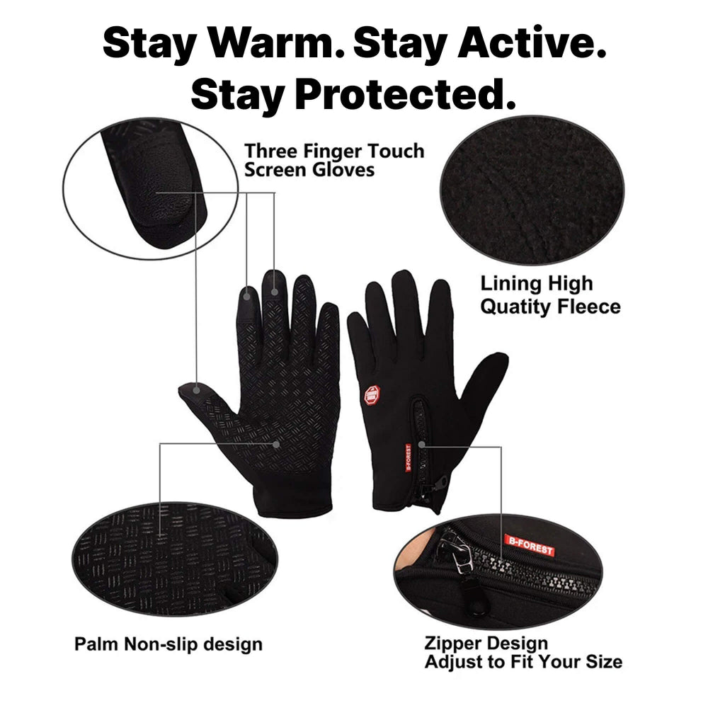 Winter Gloves Thermal Touchscreen Outdoor