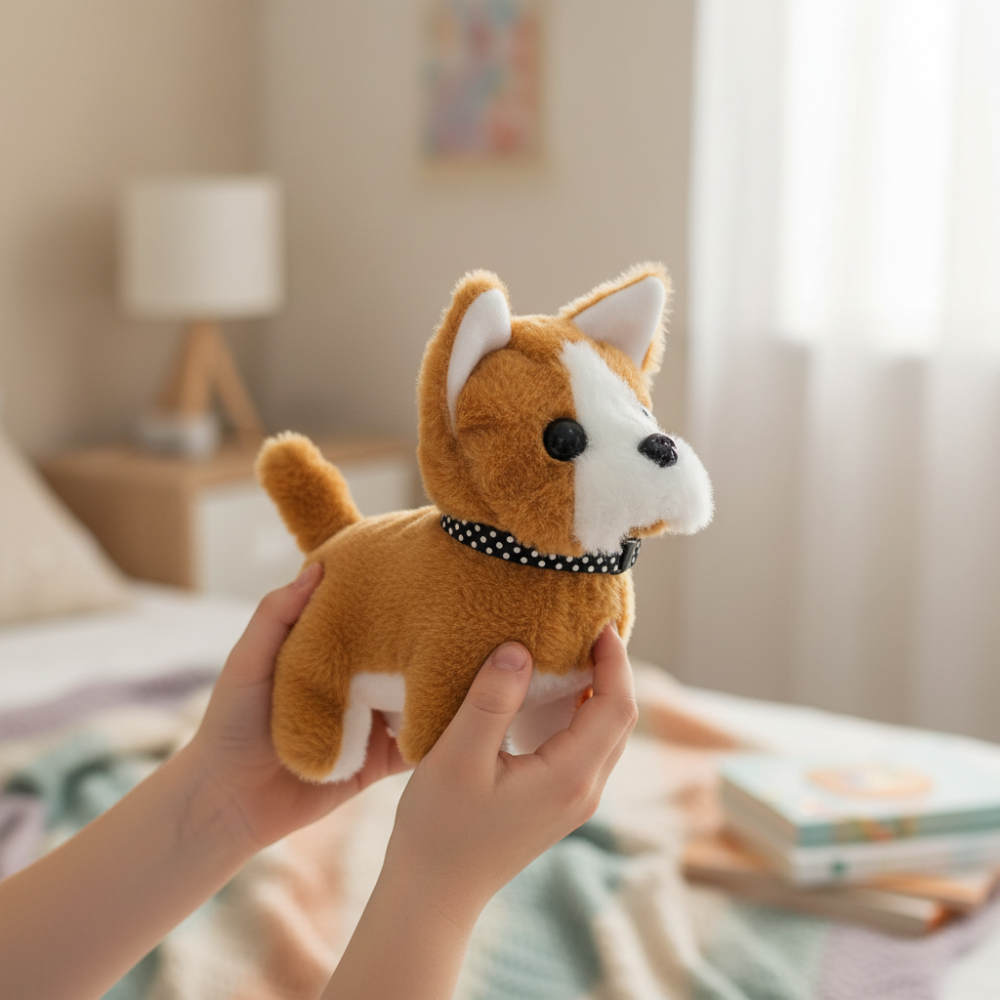 Interactive Plush Dog Toy Walking Puppy