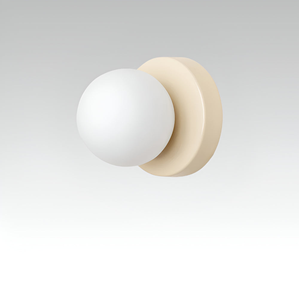 Wall Light Glass Globe Indoor Sconce Round