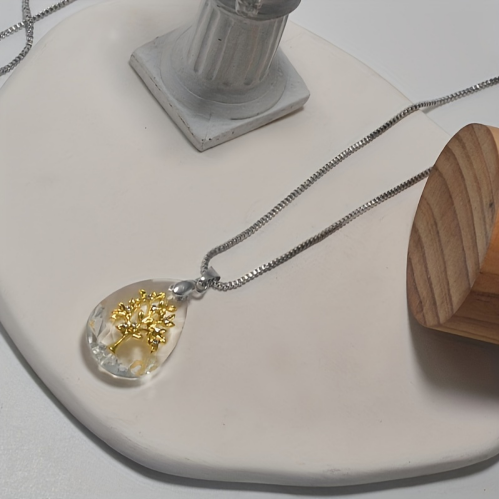 Necklace Pendant Mothers Day Glass Teardrop