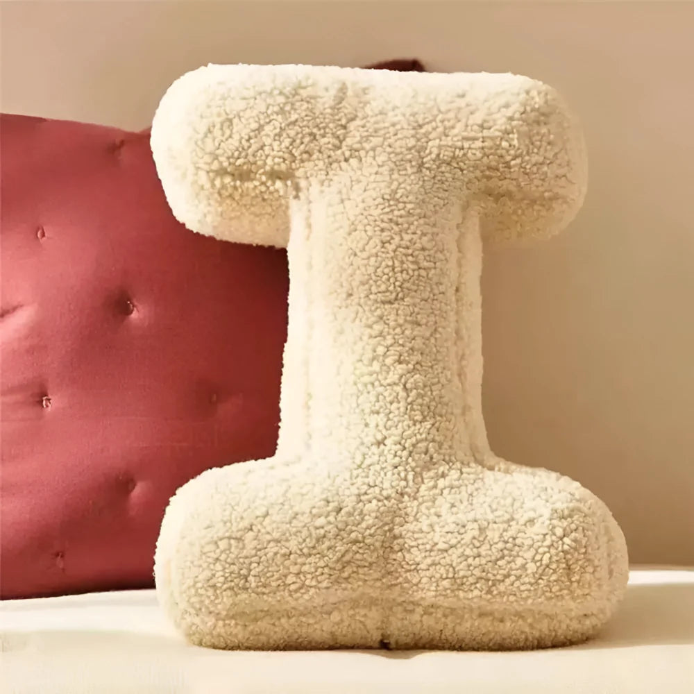 Pillow Alphabet Letter Decorative Throw