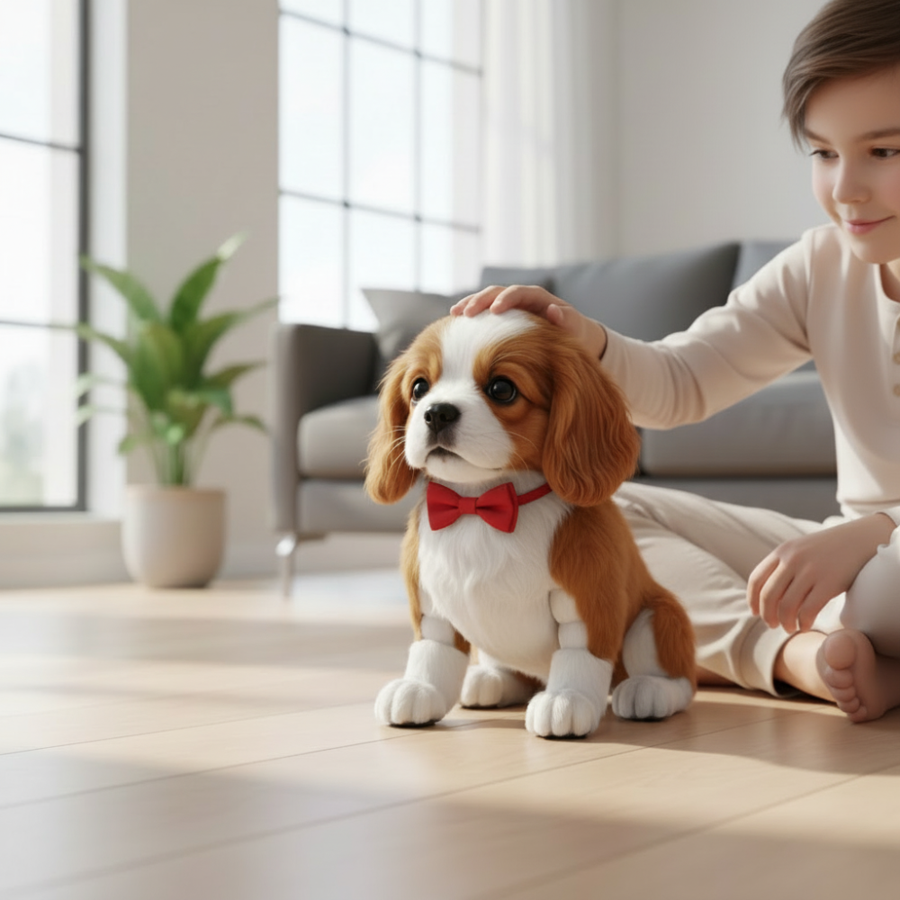 Plush Puppy Toy Interactive Dog Realistic