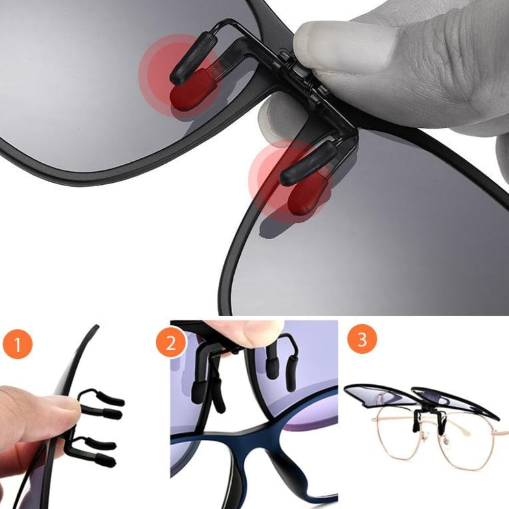 Polarized Sunglasses UV Protection Clip On