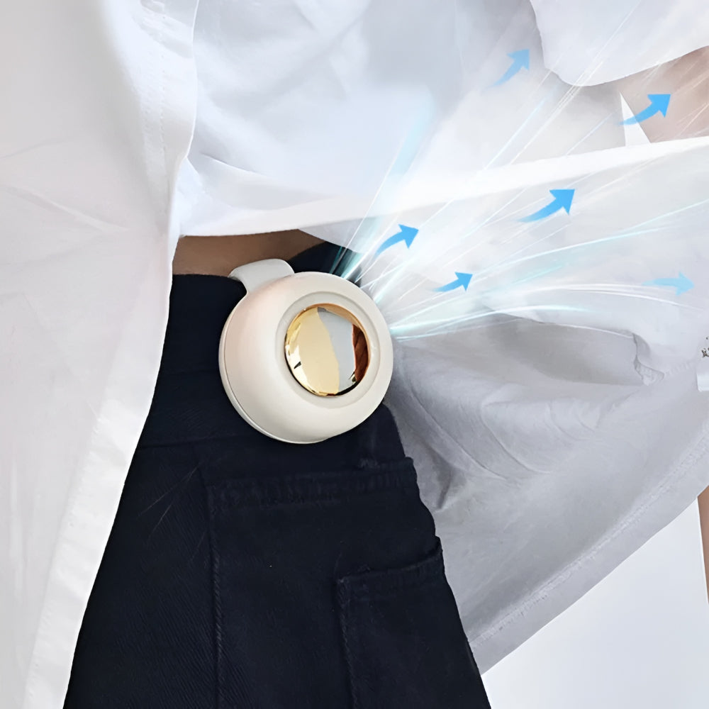Portable Fan Wearable Hands Free Waist Clip