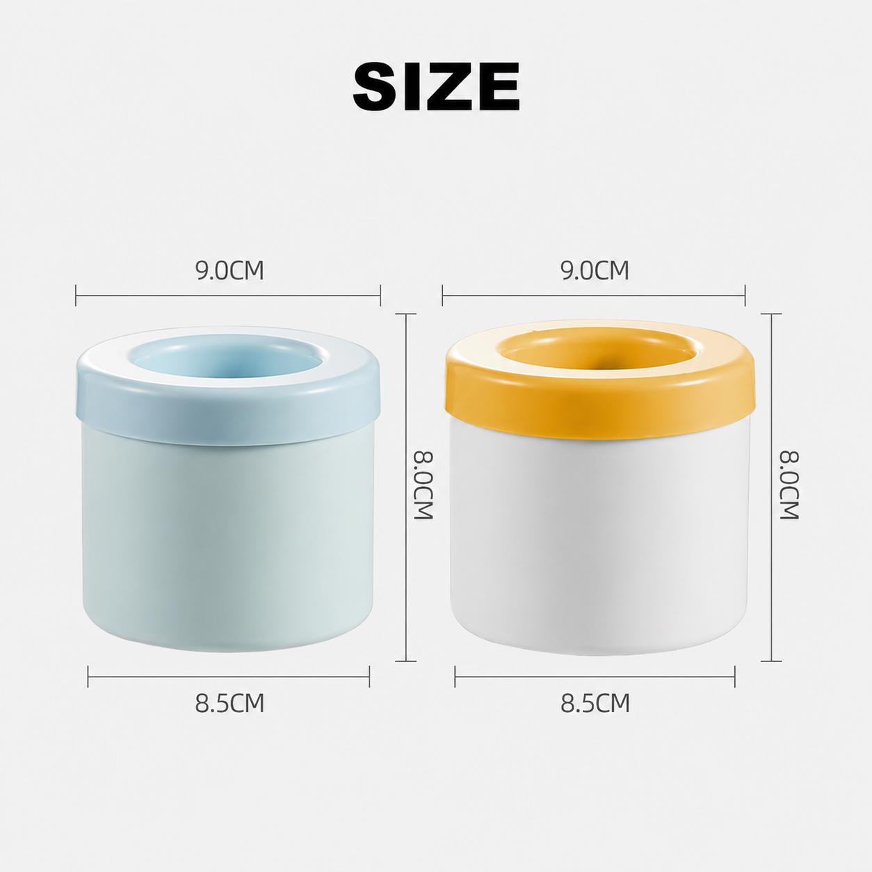 Portable Ice Maker Tray Compact Stackable