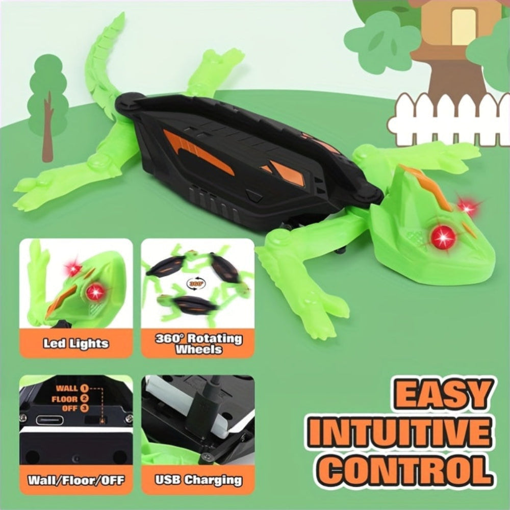 Kids Toy Lizard Remote Control Wall Climbing