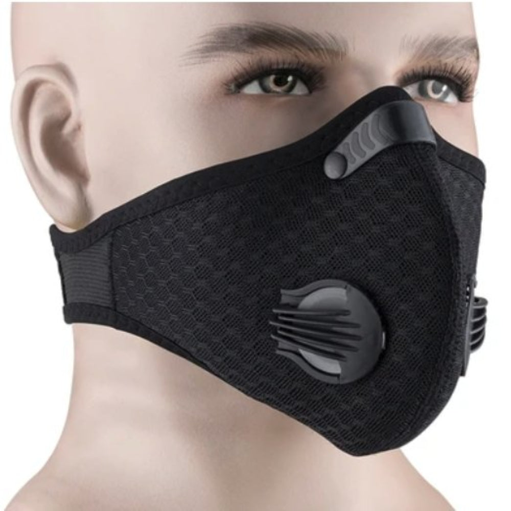 Face Mask Reusable Ventilation Filter Active