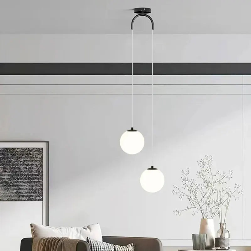Luna Pendant Light Nordic Modern Glass Globe