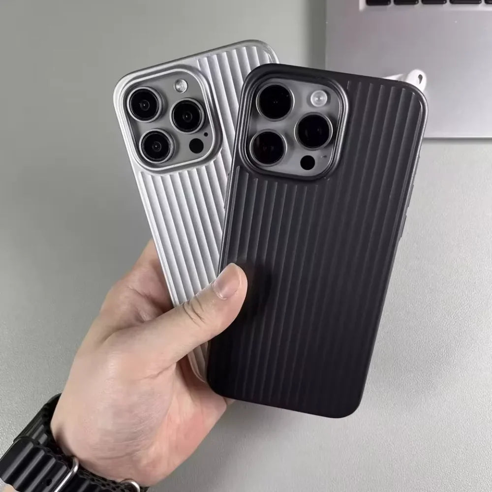 Phone Case Ribbed Hard Shell Protective
