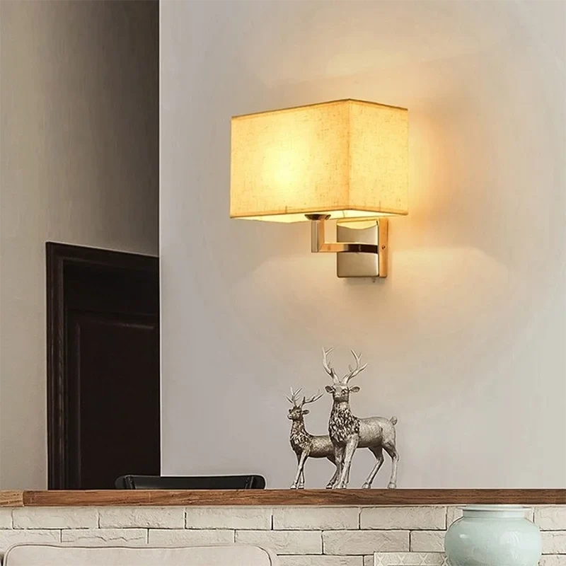 Wall Lamp With Reading Light E27 Bedside