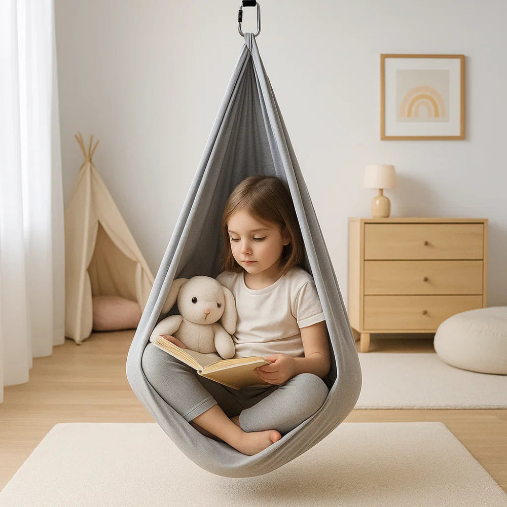 Kids Swing Sensory Cotton Hammock Indoor