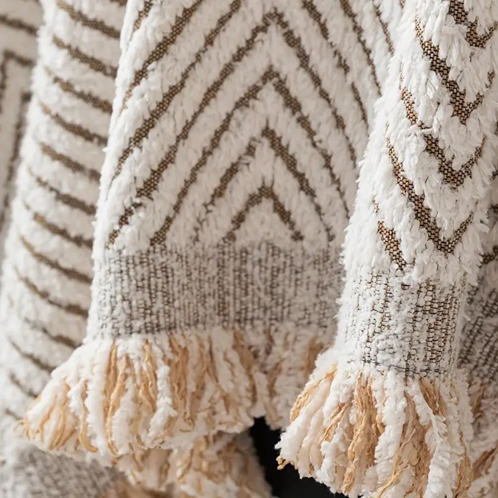 Sofa Cover Herringbone Stripe Non Slip