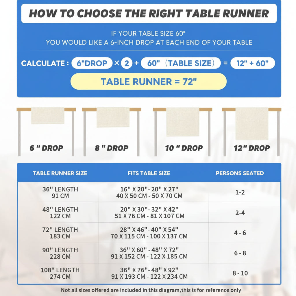 Table Runner Modern Design Dining Table