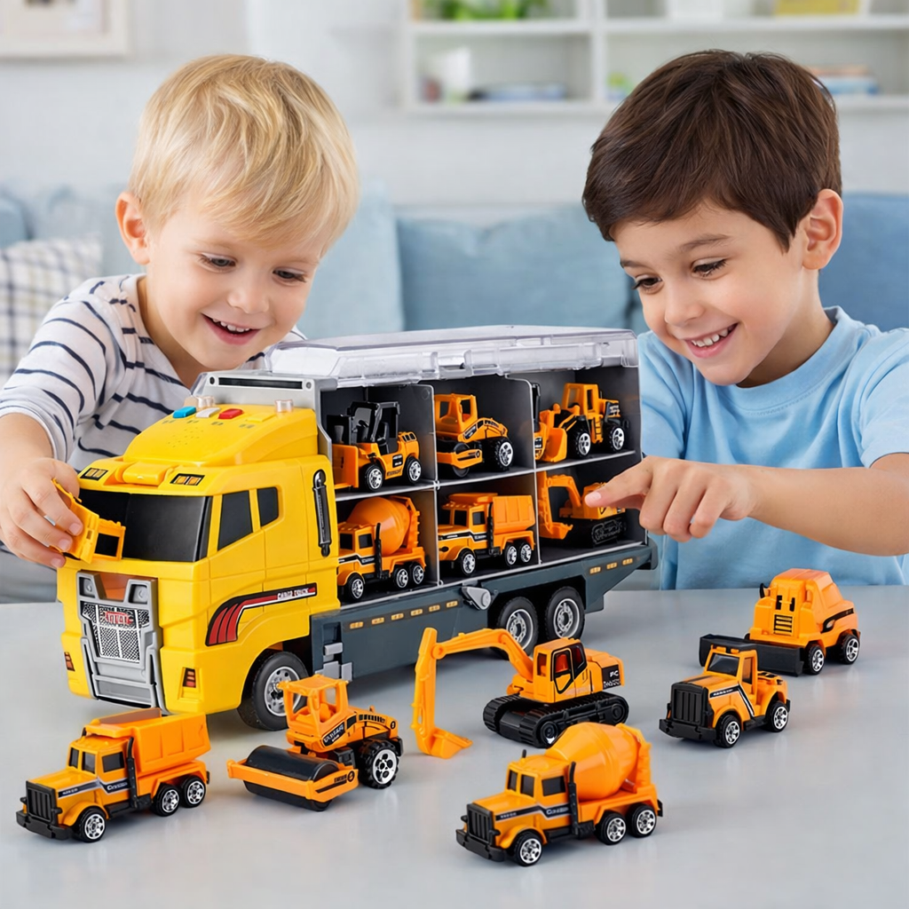 Toy Construction Vehicle Set Alloy Mini