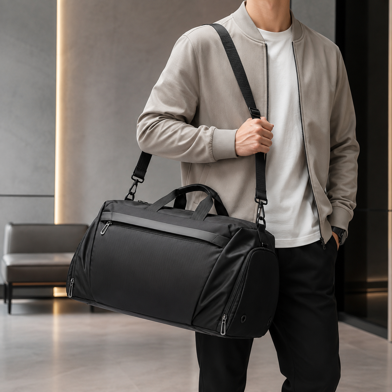 Travel Duffel Bag Waterproof Gym Sport Shoe