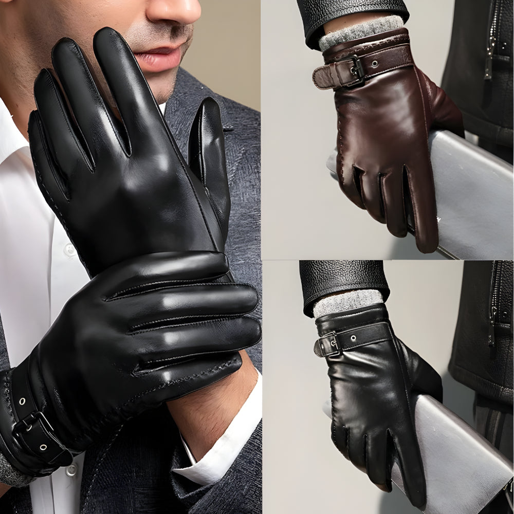Men's Gloves Winter Touchscreen Strap