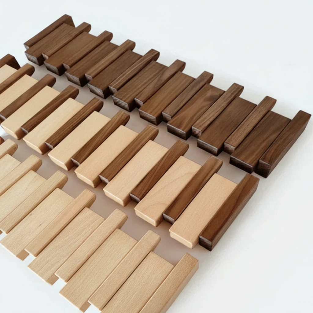 Wall Mounted Coat Rack Wooden Foldable Hook