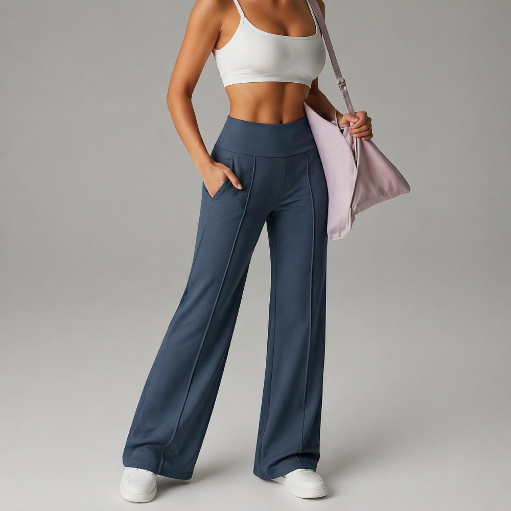 Women Yoga Pants High Waisted Flared Stretch