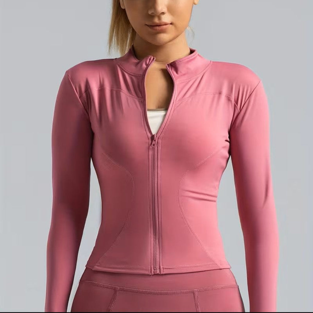 Womens Pickleball Workout Jacket Zip Up