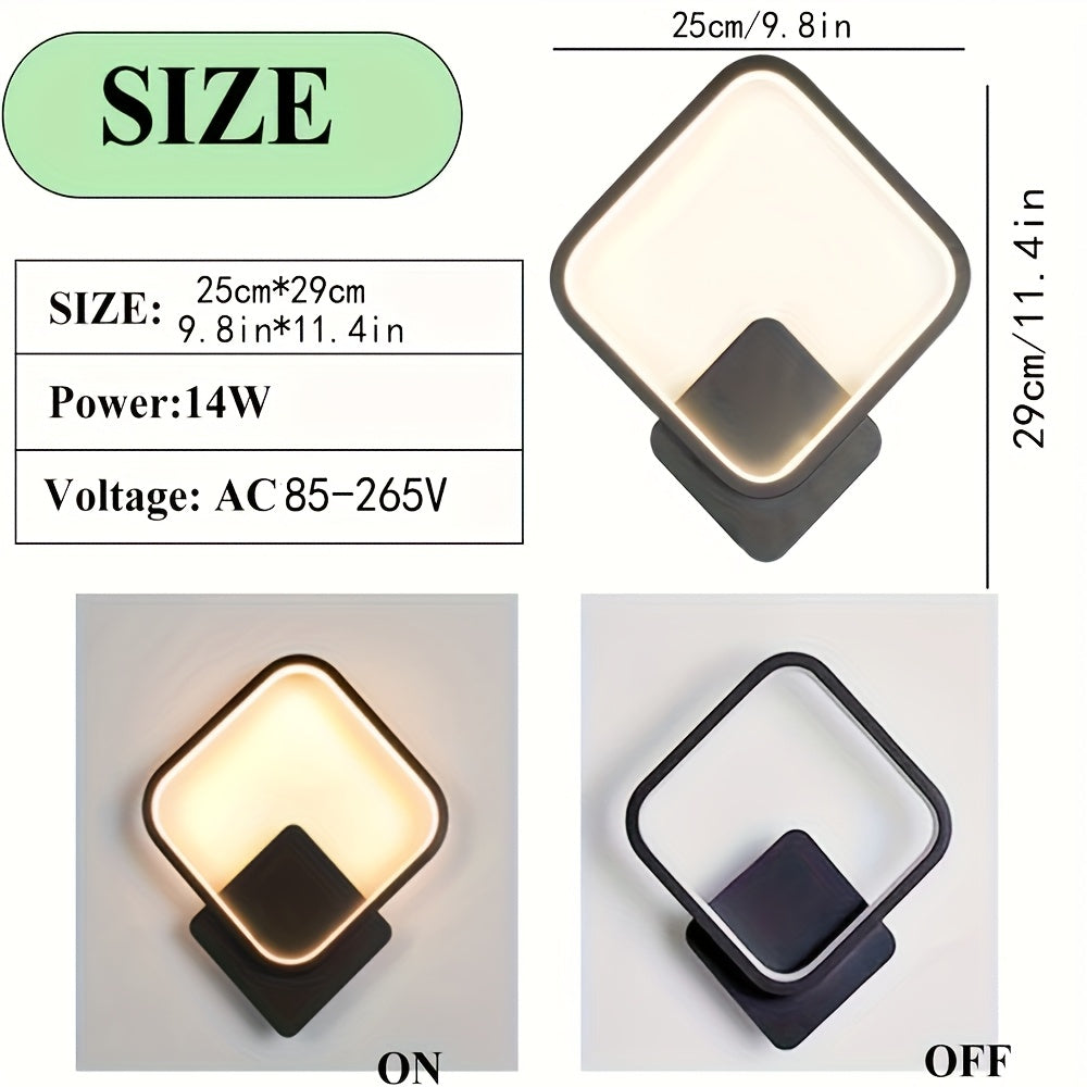 Modern Square LED Wall Lamp Minimalist