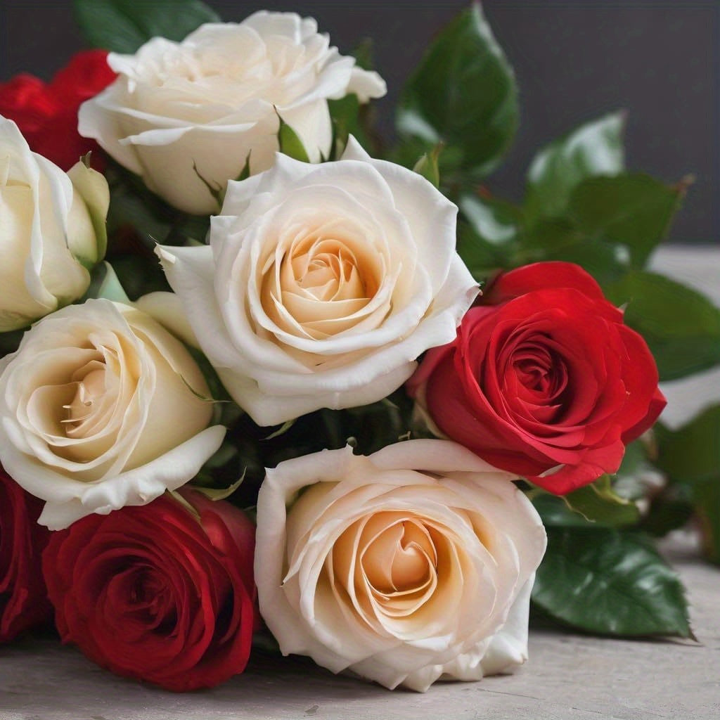 Mothers Day Artificial Flowers Rose Bouquet