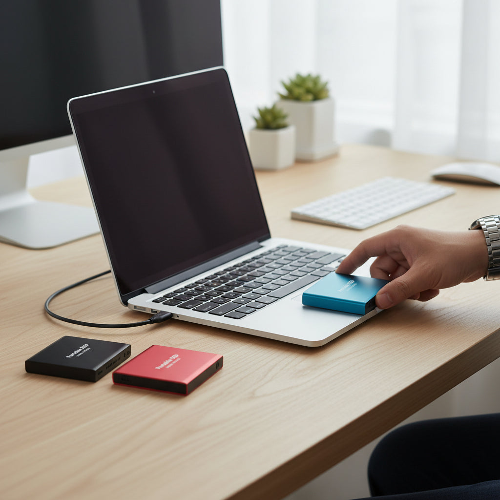External Hard Drive Portable SSD Plug Play