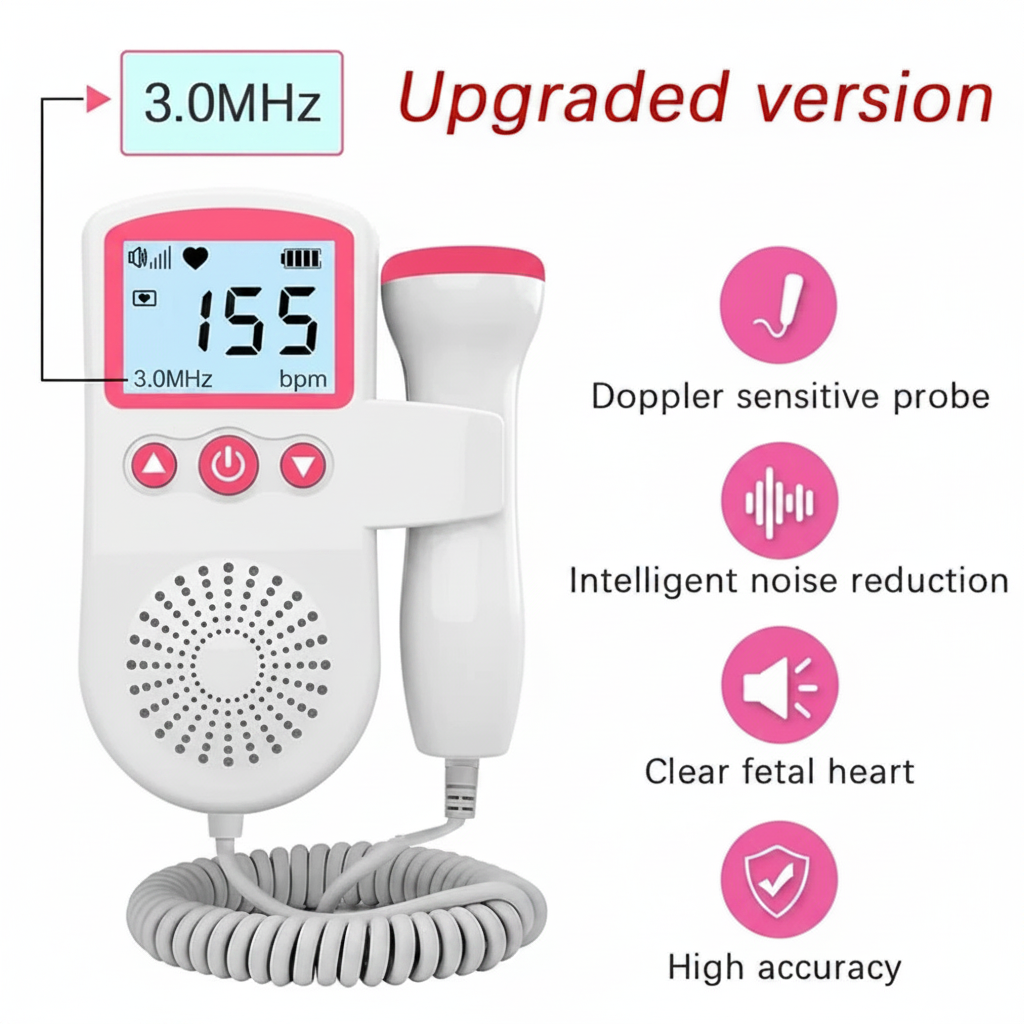 Fetal Heartbeat Monitor Portable Digital
