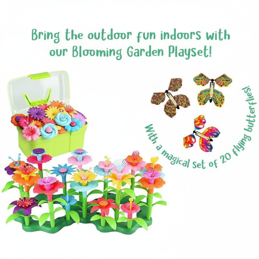 Flower Building Toy Creative Play