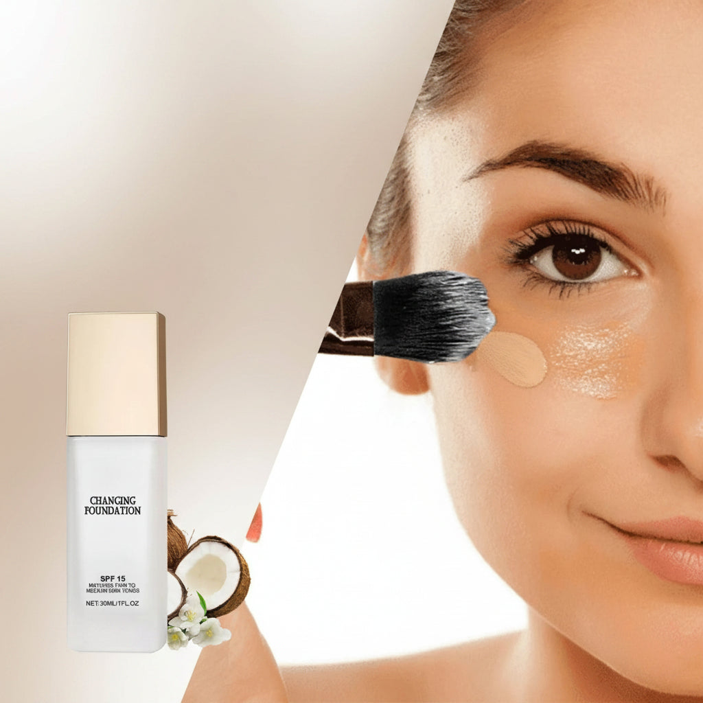 Foundation Makeup Spf Color Changing Bottle