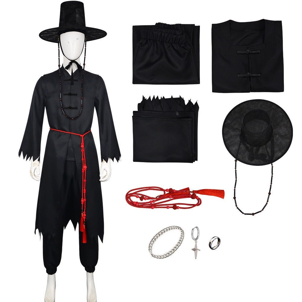 Halloween Costume Korean Hanbok Cosplay